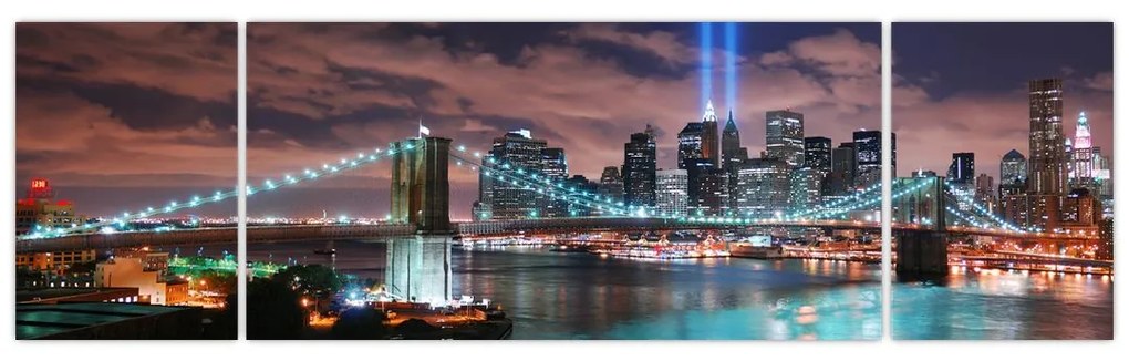 Obraz - Nowy Jork, Manhattan (170x50 cm)