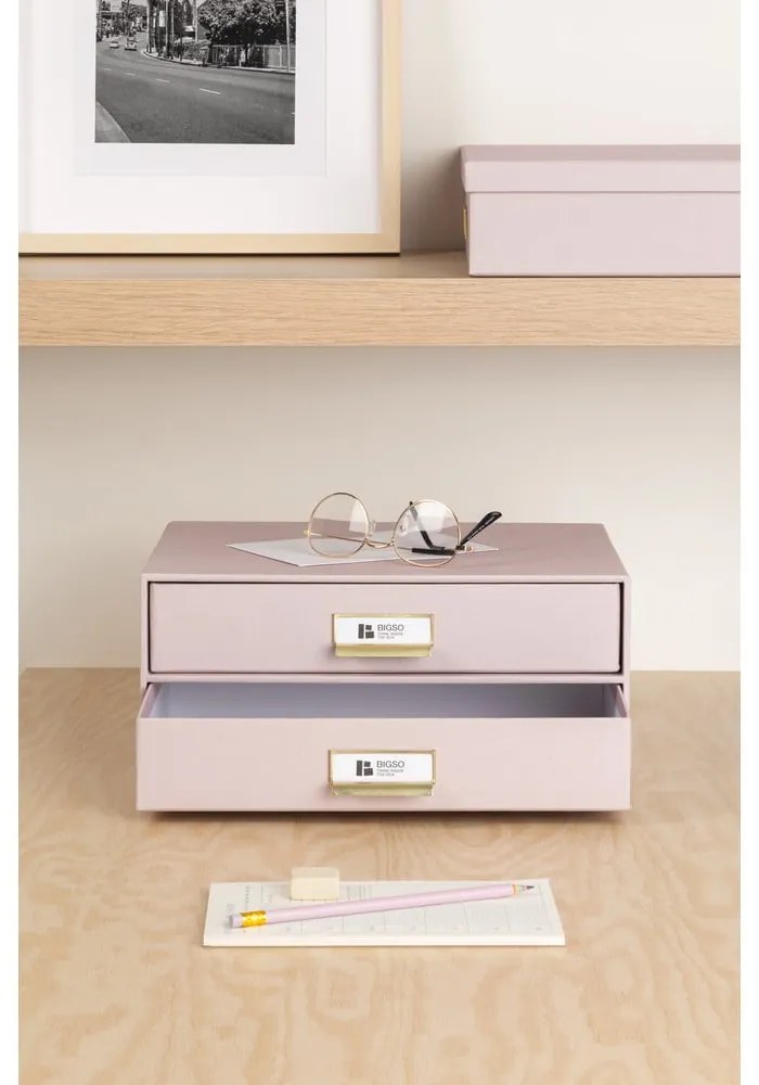 Kartonowy organizer z szufladką Birger Restore Paper Laminate – Bigso