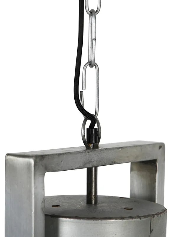 Industrialna lampa wisząca szara 40 cm - Samia SaboPrzemysłowy Oswietlenie wewnetrzne