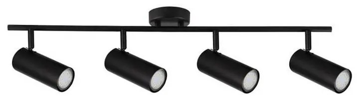 Czarna metalowa lampa sufitowa 9x76 cm Colly – Candellux Lighting