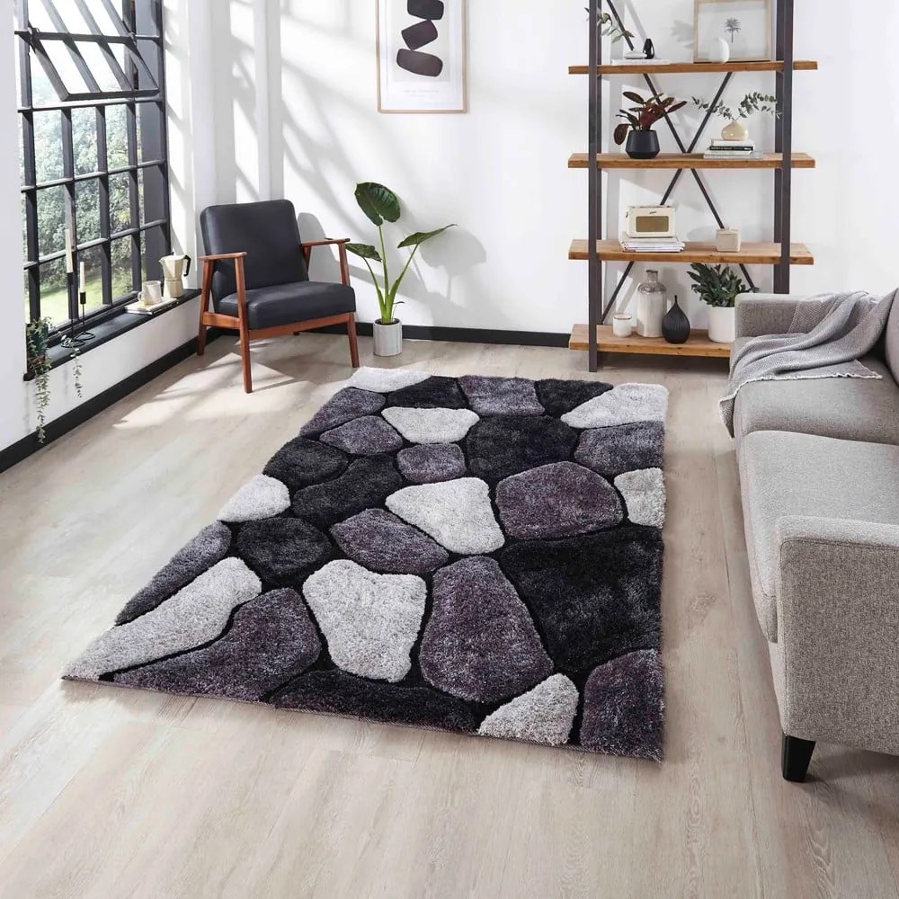 Szary dywan Think Rugs Noble House Rock, 150x230 cm