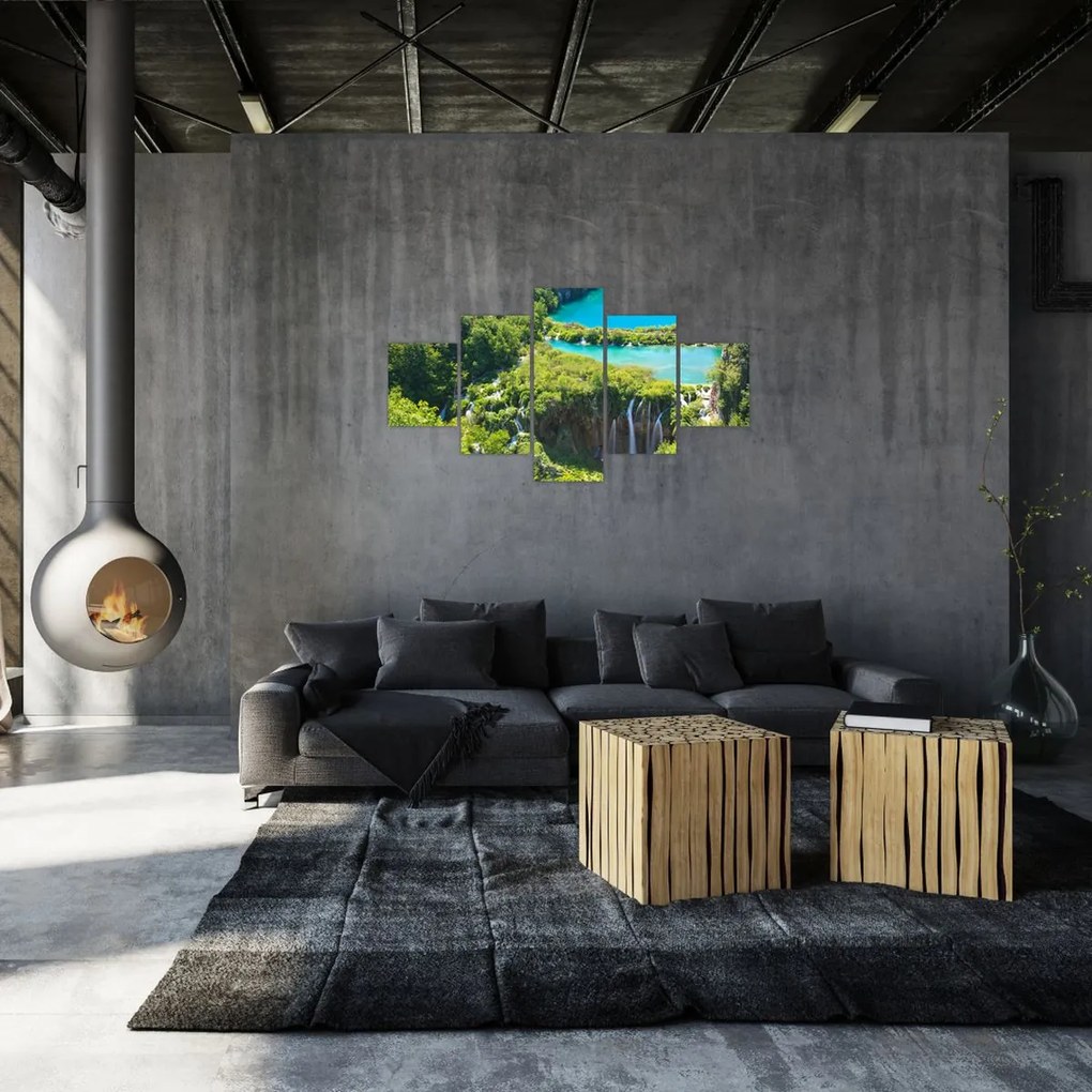 Obraz - Wodospady (125x70 cm)