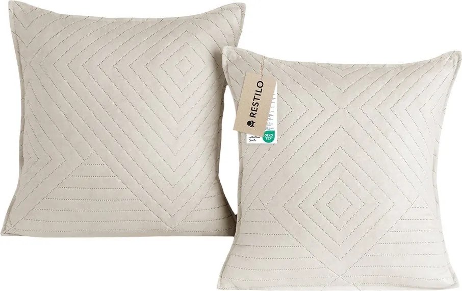 Poszewki na poduszki z mikrowłókna zestaw 2 szt. 45x45 cm Softa – Restilo