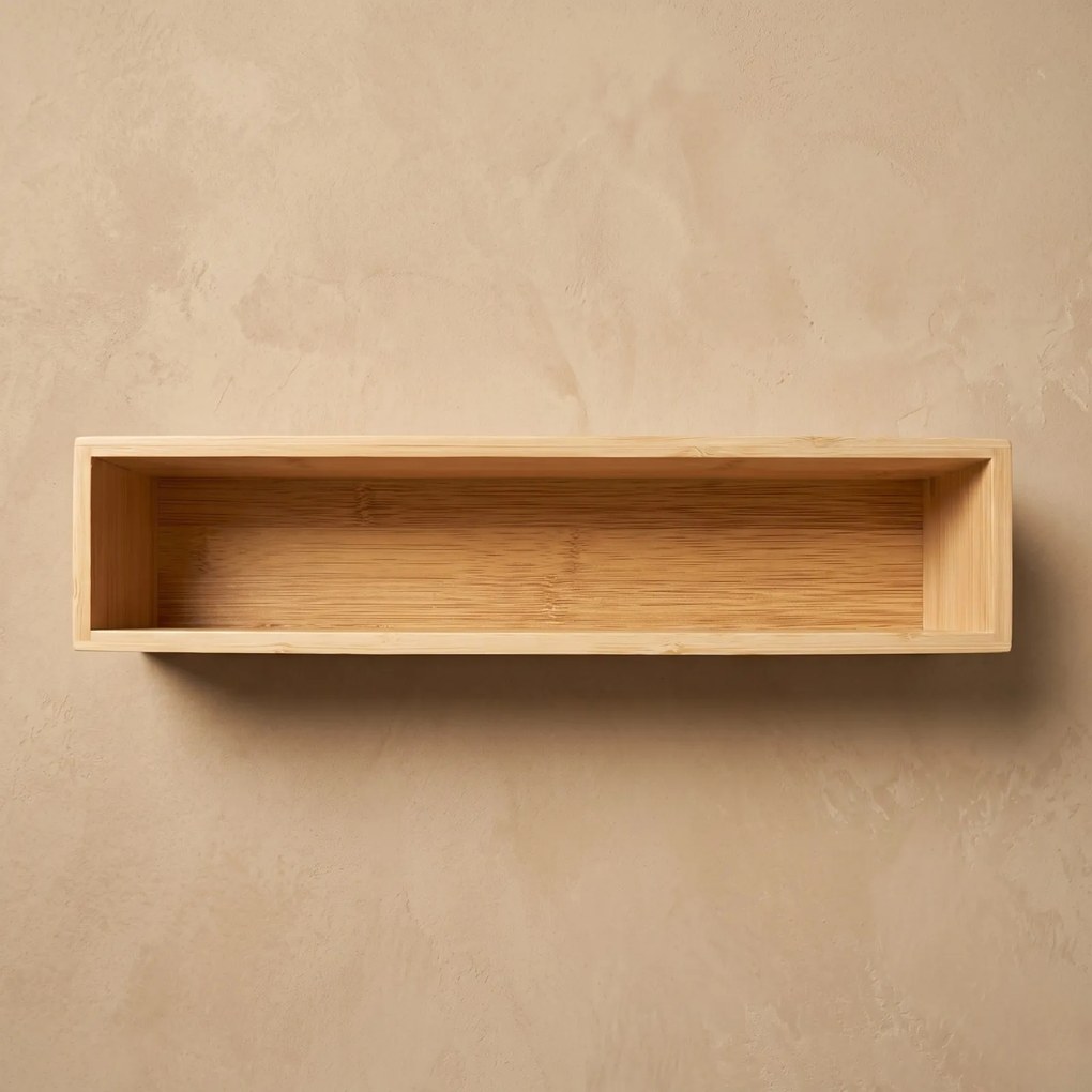 Organizer biurkowy bambusowy, 38 x 8 x 7 cm