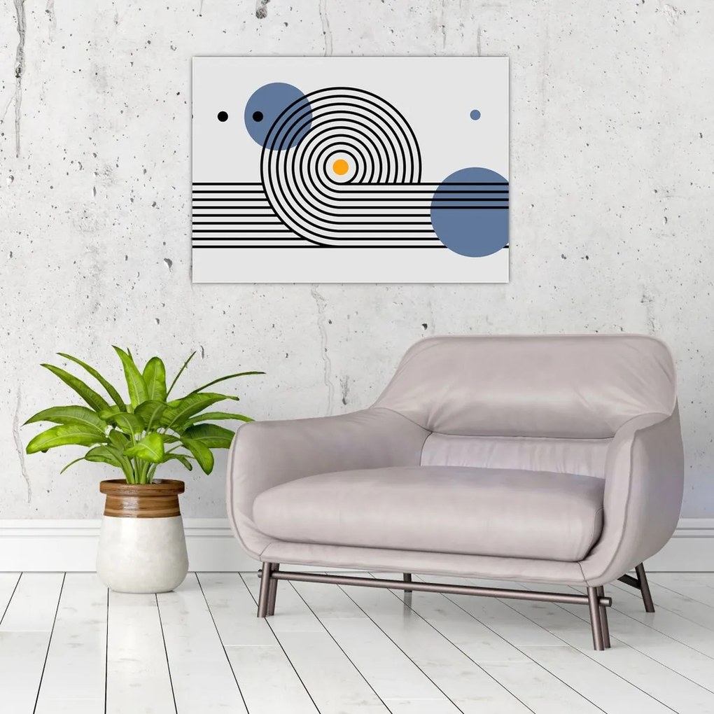 Obraz - Minimalistyczna abstrakcja N⁰1 (70x50 cm)