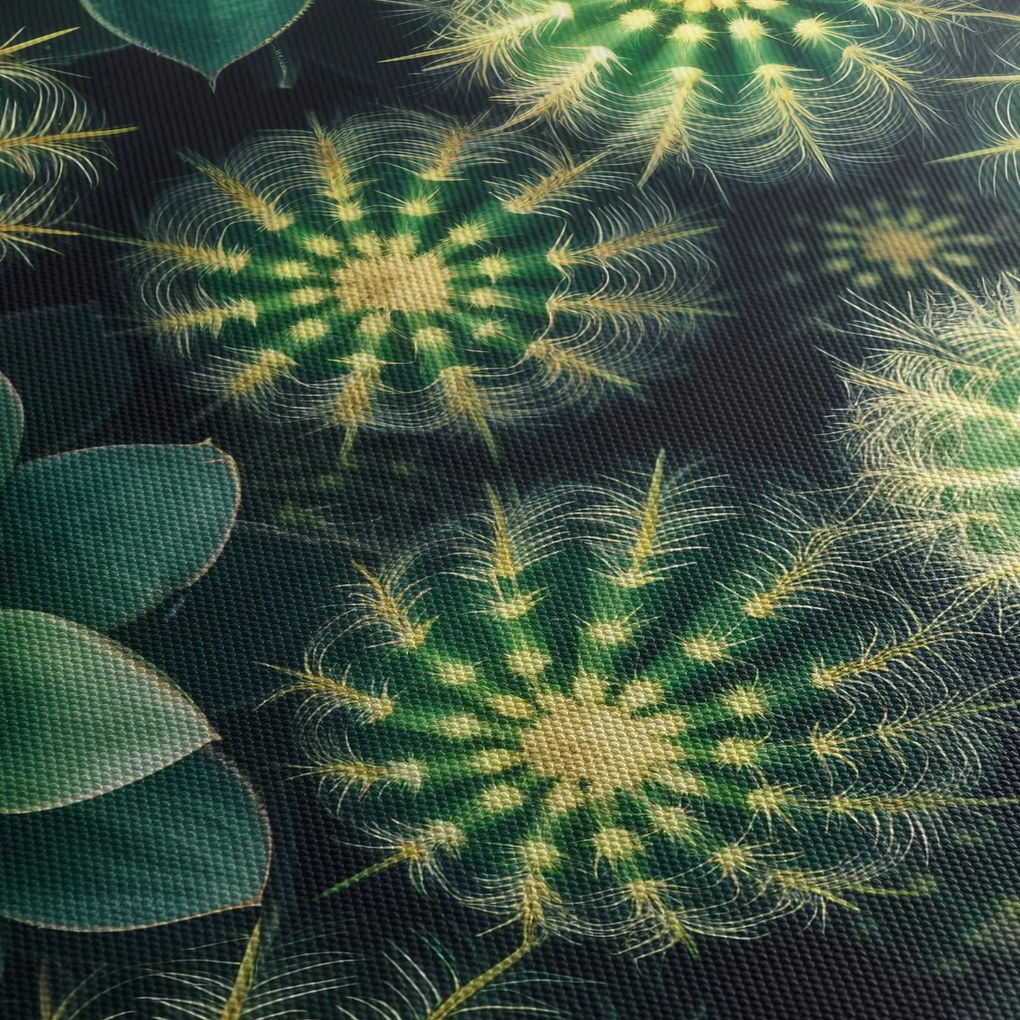 Obraz - Kaktusy (170x50 cm)
