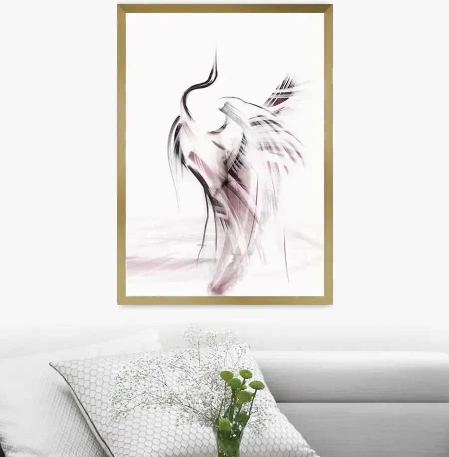 Obraz na płótnie Tancerz 2, Seria Różowa Premium