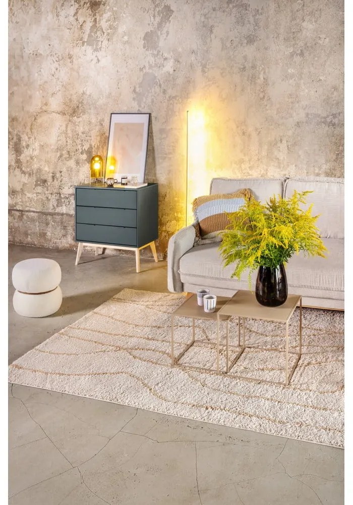 Kremowy dywan 80x150 cm Routa – Universal