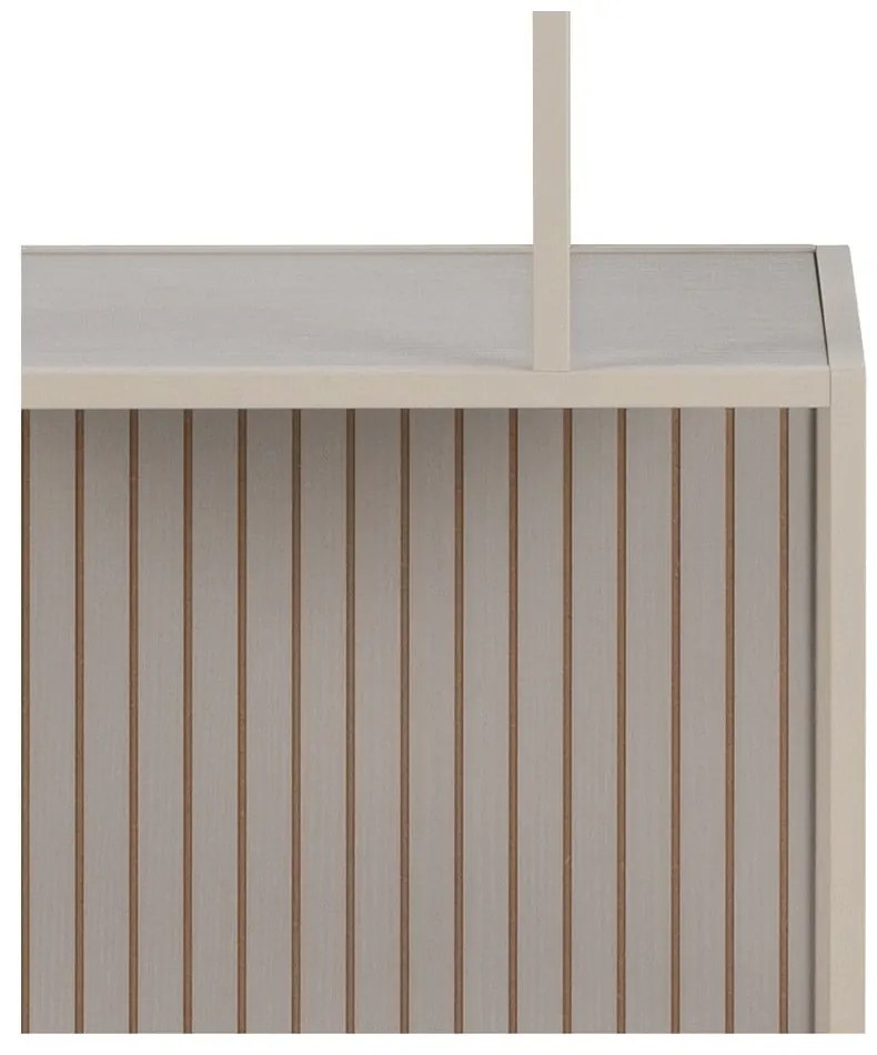 Szary regał 77x185x35 cm Seaford – Actona