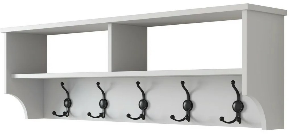 Wieszak ścienny Polo White