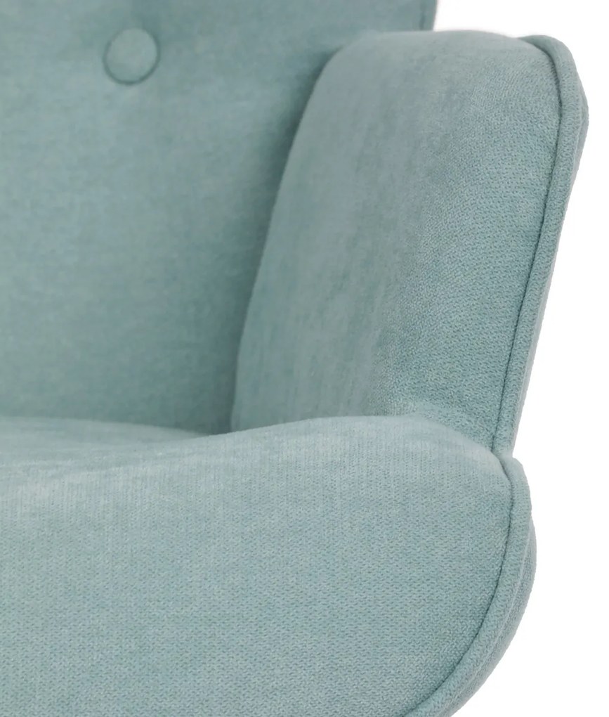 Fotel bujany BLUE2, turkusowy