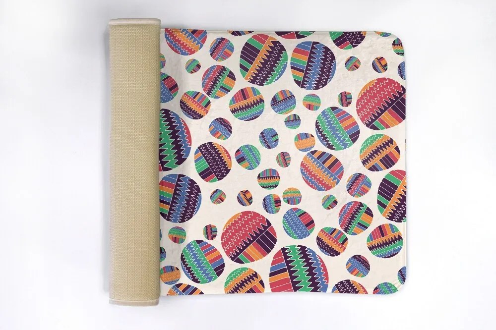 Dywanik łazienkowy Dywanik łazienkowy Kolorowe Kropki  Abstrakcja