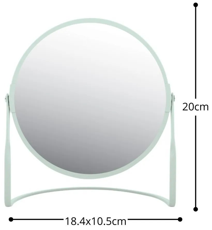 Lustro powiększające (powiększenie 5x) kosmetyczne ø 18 cm Akira – Spirella