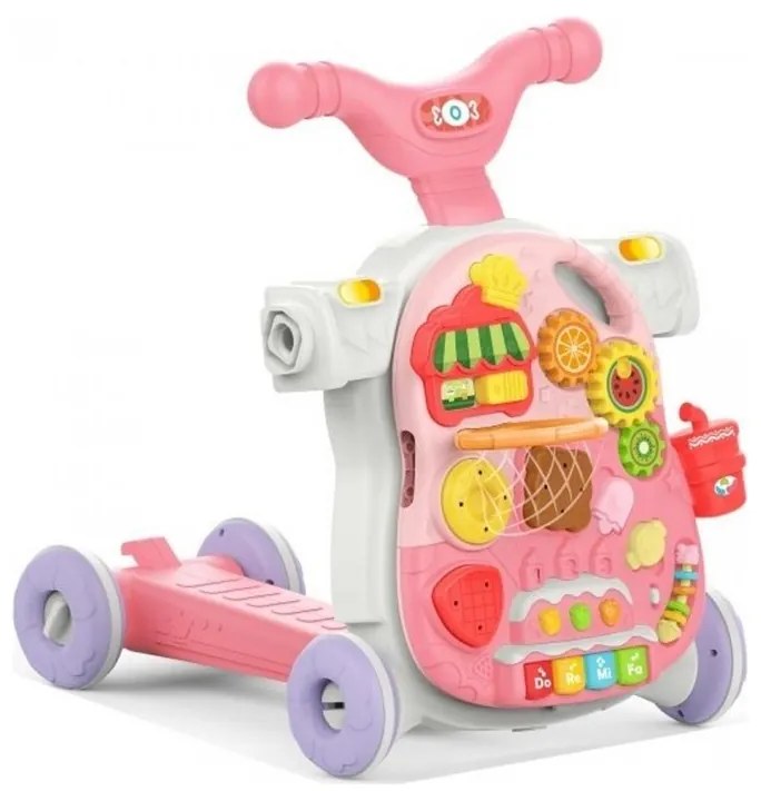 Woopie baby chodzik 5w1 multifunkcyjny różowy 1+