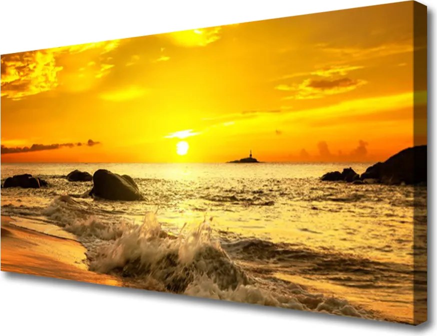 Obraz na płótnie Lazurowy Ocean i Piasek