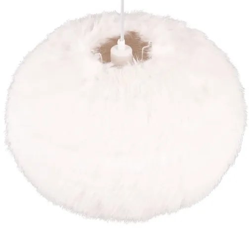 Kremowa lampa wisząca ø 50 cm Furry – Trio