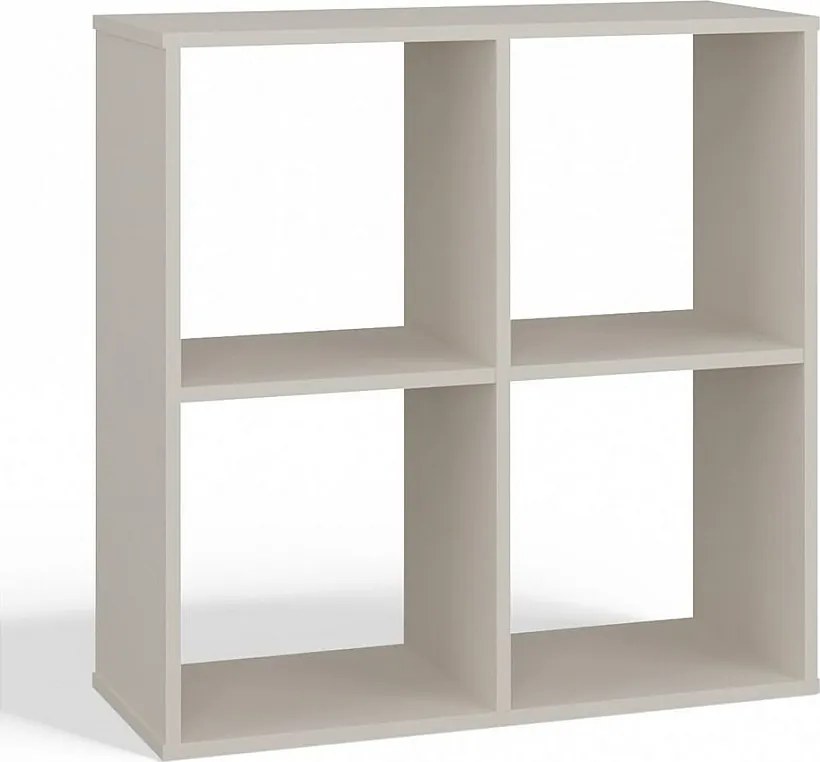 Regał Malax 2x2 |  Kaszmir |  74x30x75 cm | Regał Komorowy