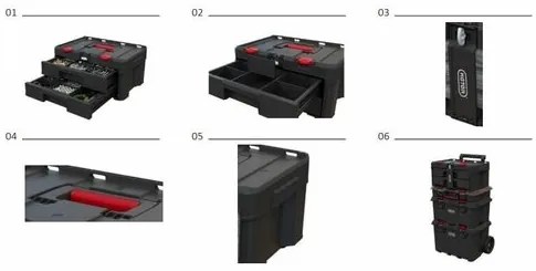 Keter Stack'N'Roll Box z 2 szufladami