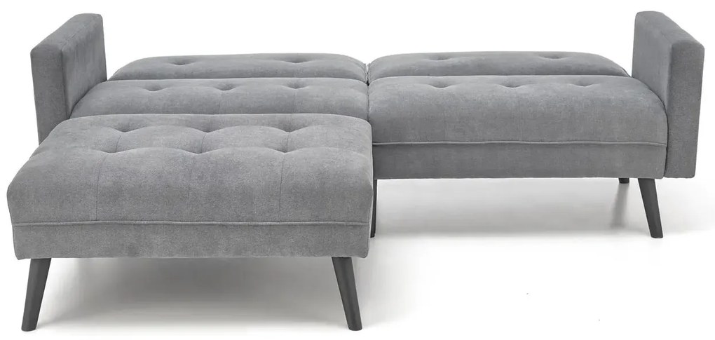 Sofa rozkładana CORNELIUS szara HALMAR
