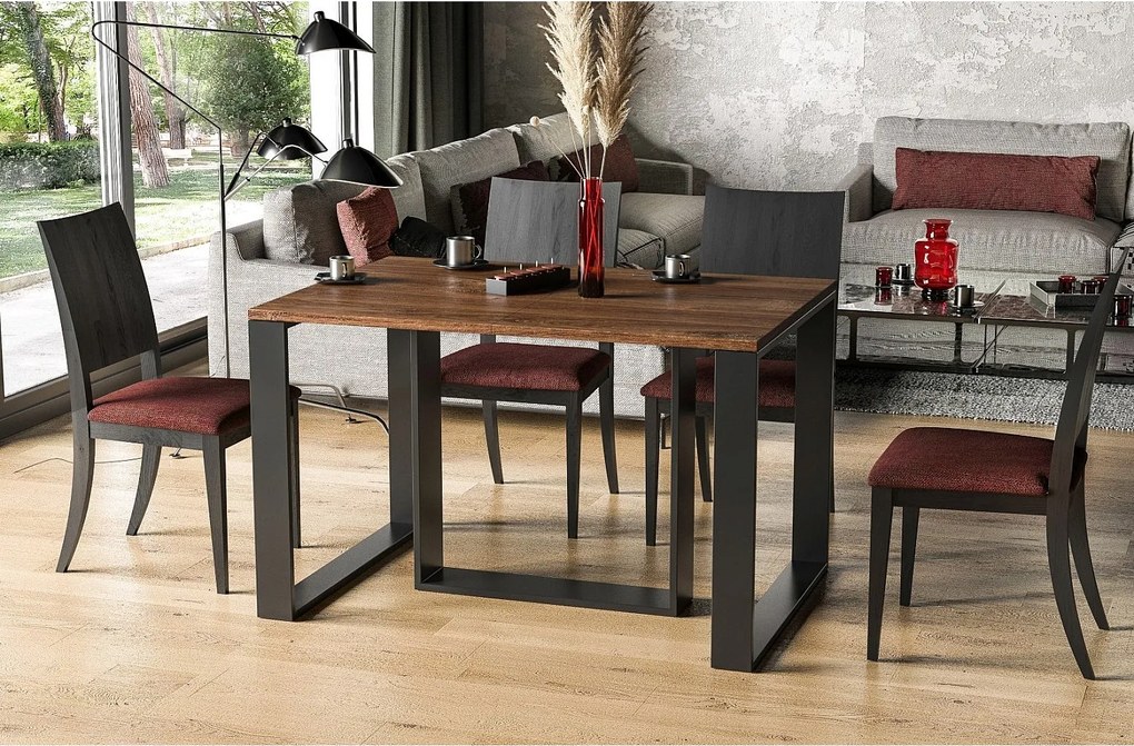 Stół rozkładany BORYS 130(210)x80 dąb stirling