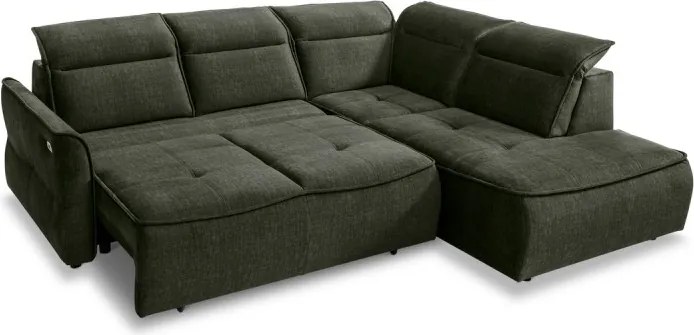 Narożnik MURILLO L z elektryczną regulacją siedziska Prawostronny w tkaninie VOGUE 11 WERSAL