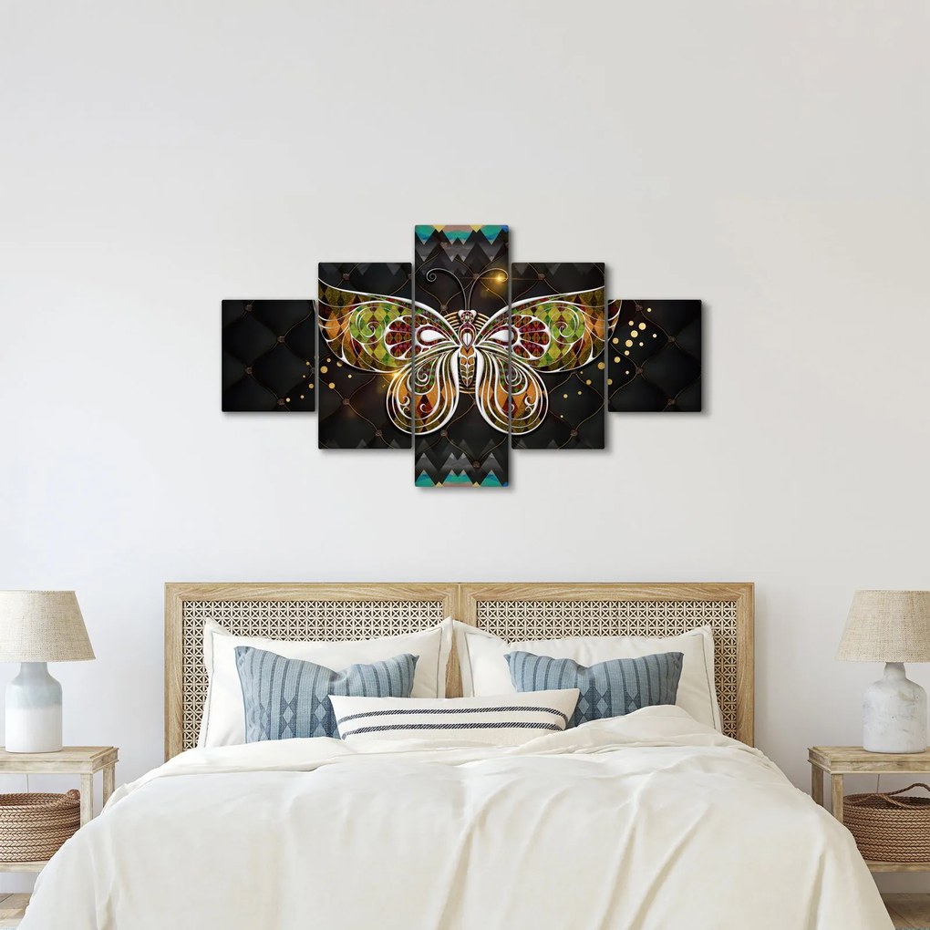 Obraz - Magiczny motyl (125x70 cm)