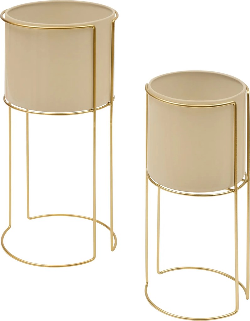 Kwietniki metalowe stojące ZIGY, 2 stojaki