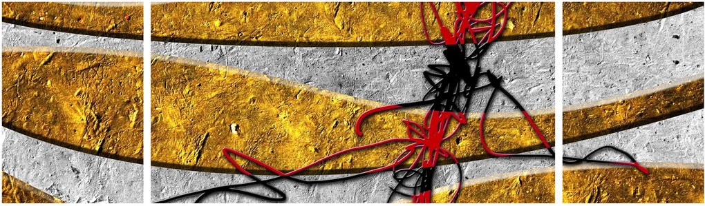 Abstrakcyjny obraz (170x50 cm)