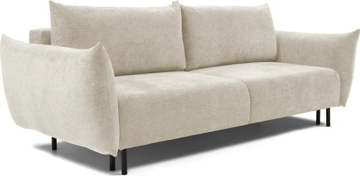 Sofa ADEL z funkcja spania i pojemnikiem ECRU OVER THE HORIZON 03