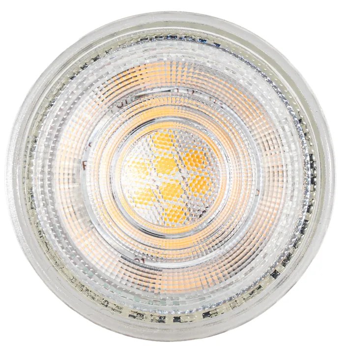 Zestaw 5 ściemnialnych żarówek LED GU10 50mm przezroczystych 4,9W 430 lm 2700K