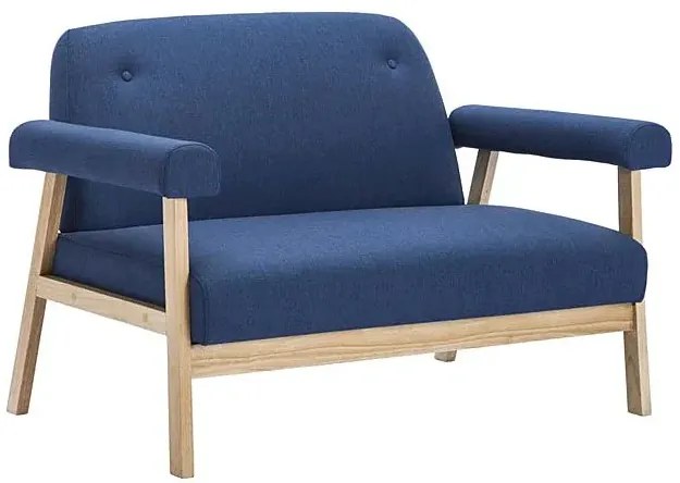 2-osobowa sofa tapicerowana Uxis 2B - granatowa