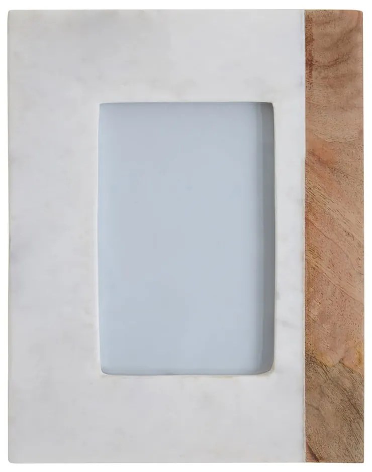 Biało-naturalna kamienna ramka 18x23 cm Sena – Premier Housewares