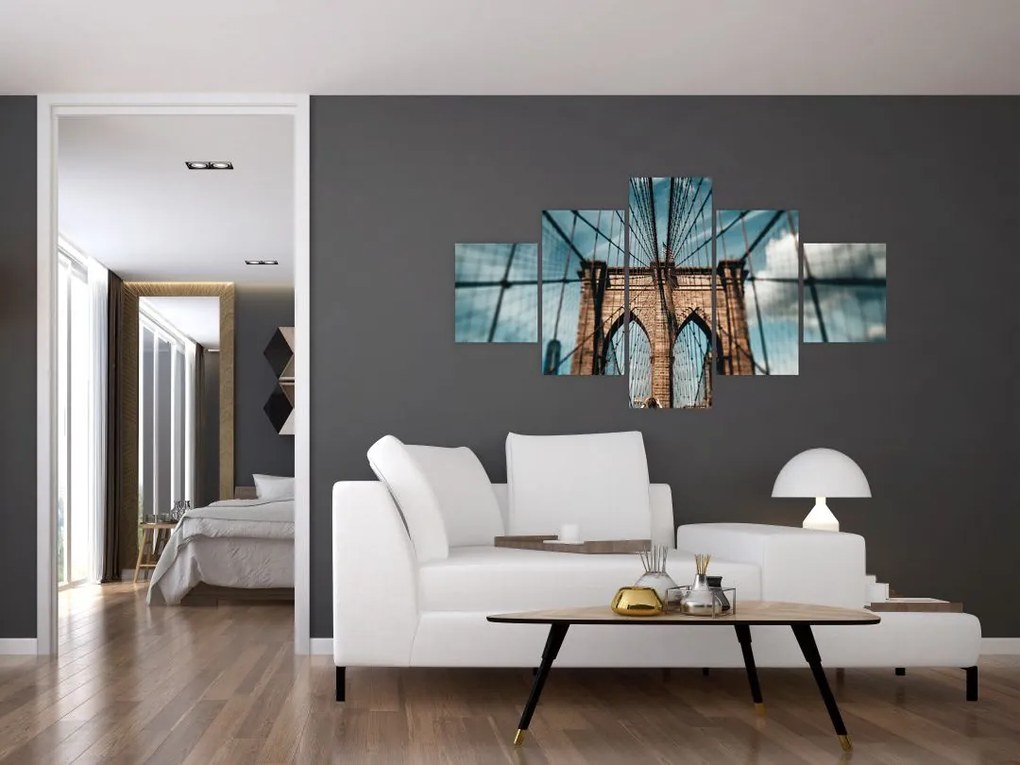 Obraz - Brooklyński most (125x70 cm)