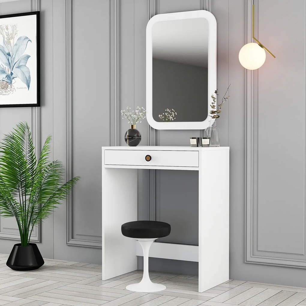 Stolik kosmetyczny Lisbon Mirror White