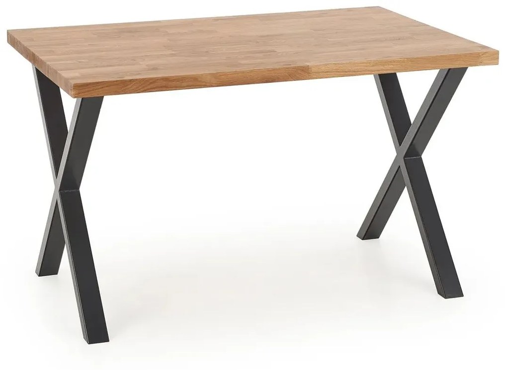 Loftowy stół do salonu Simox 3X 120 XL -dąb
