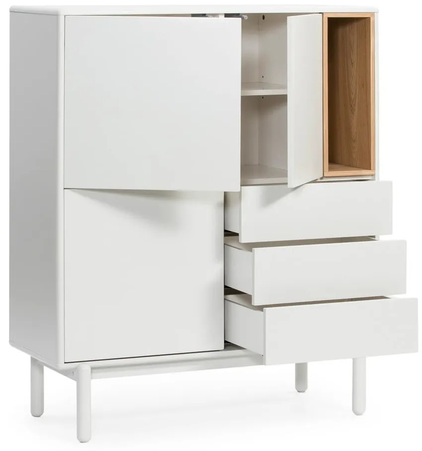 Kremowa komoda 100x120x40 cm Corvo – Teulat
