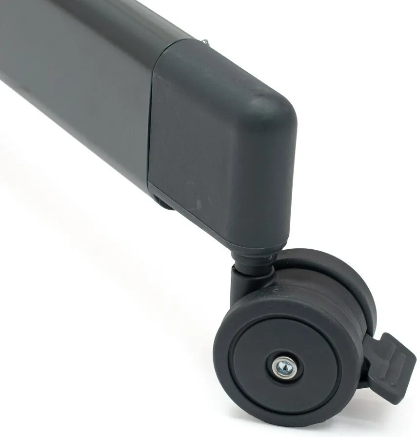 Baby Mix Łóżeczko dostawkowe Rose szare, 84 x 80 x 52 cm