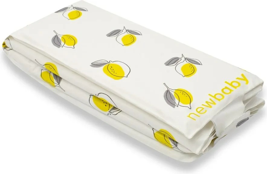 New Baby Podkładka podróżna do przewijania Basic Lemon, 40 x 59 cm