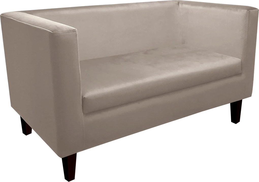 Sofa Monaco : Kolor nogi - Venge, Kolor tkaniny - VELVET - MG09, Typ tkaniny - Velvet, Wysokość nogi - 20 cm