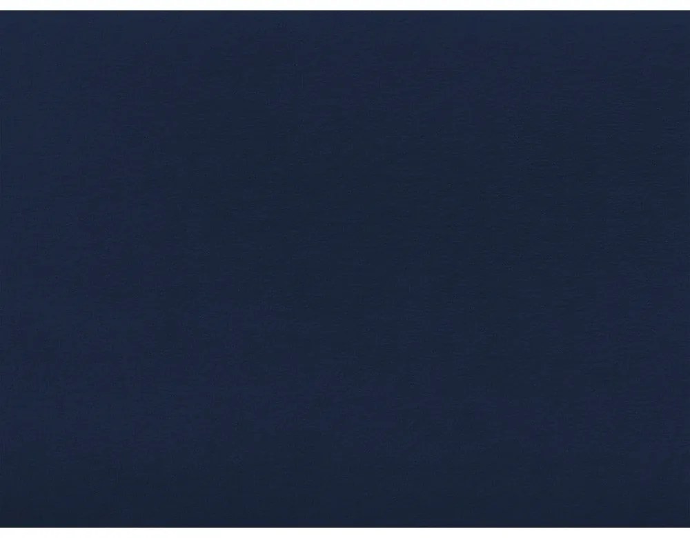 Ciemnoniebieskie tapicerowane łóżko dwuosobowe ze stelażem 140x190 cm Prune – Bobochic Paris