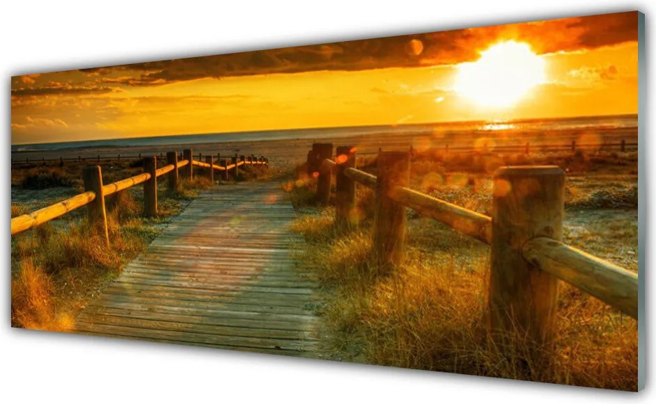 Panel Kuchenny Sylwetka Miasta O Zmierzchu