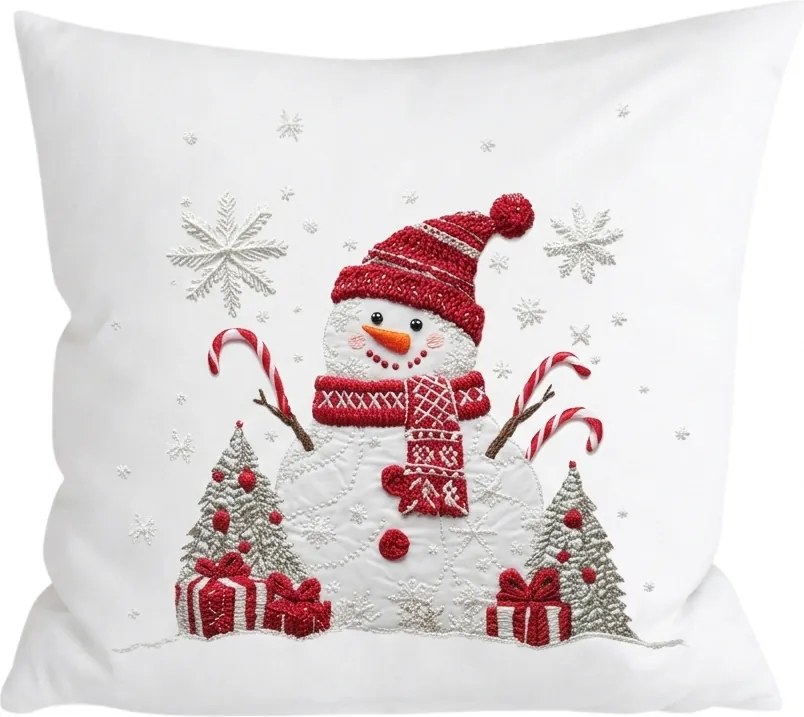 3D Poszewka na poduszkę z mikrofibry CANDY FROST 45x45 cm, kolorowa