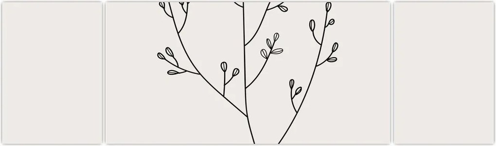 Obraz - Kwiat łąkowy N⁰3 (170x50 cm)