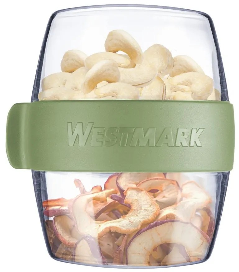 Westmark Dwuczęściowy pojemnik na przekąski MAXI, 700 ml, miętowozielony