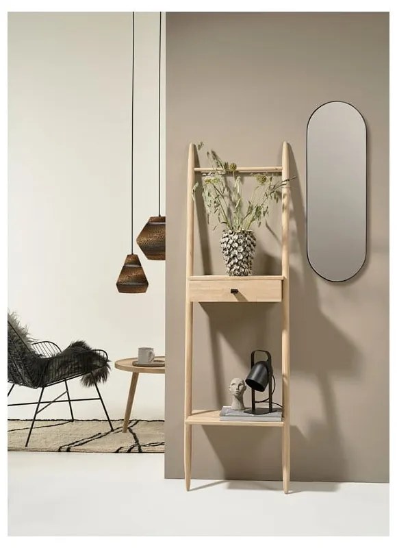 Czarne metalowe krzesło Svale – Villa Collection