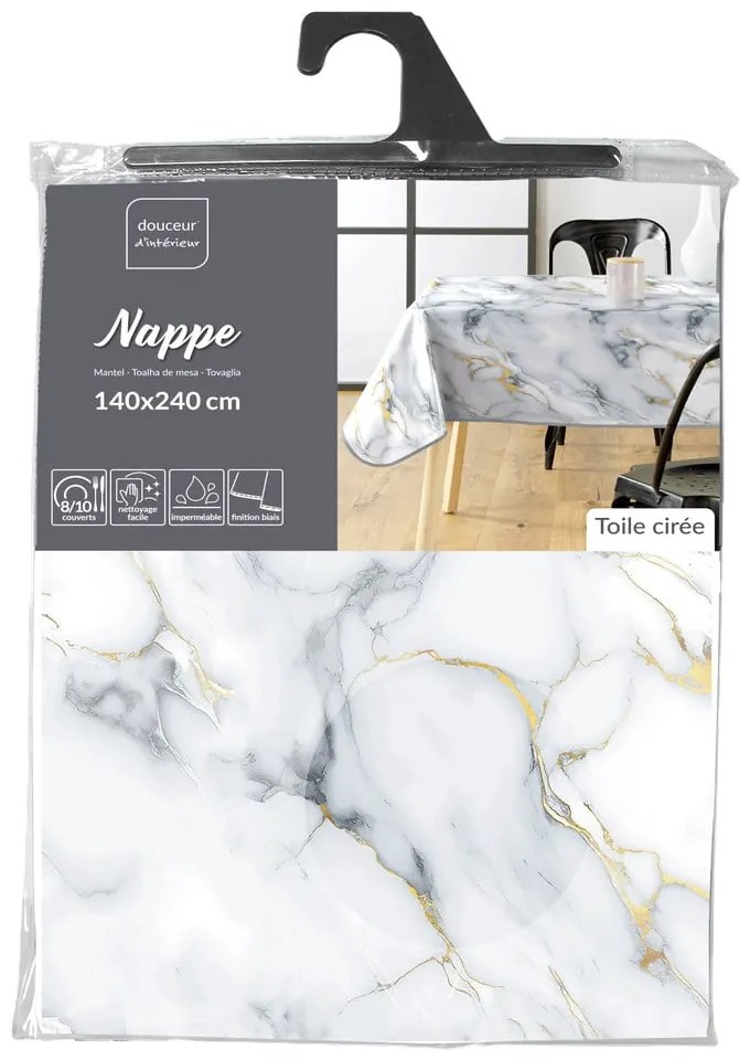 Obrus zmywalny 140x240 cm Marquina – douceur d'intérieur