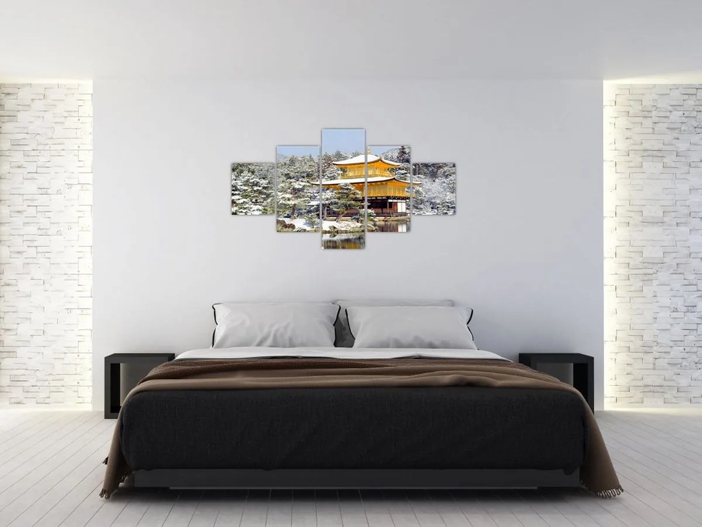 Obraz - Kinkakuji, Japonia (125x70 cm)