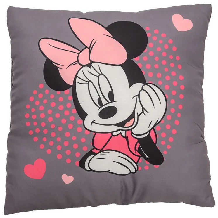 Poduszka dekoracyjna MICKEY MOUSE 40x40 cm - więcej kolorów Kolor: Jasnoszary