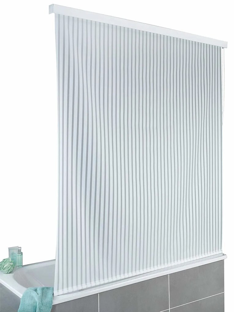 Zasłona prysznicowa Blind, z paskami, 132 x 240 cm, WENKO