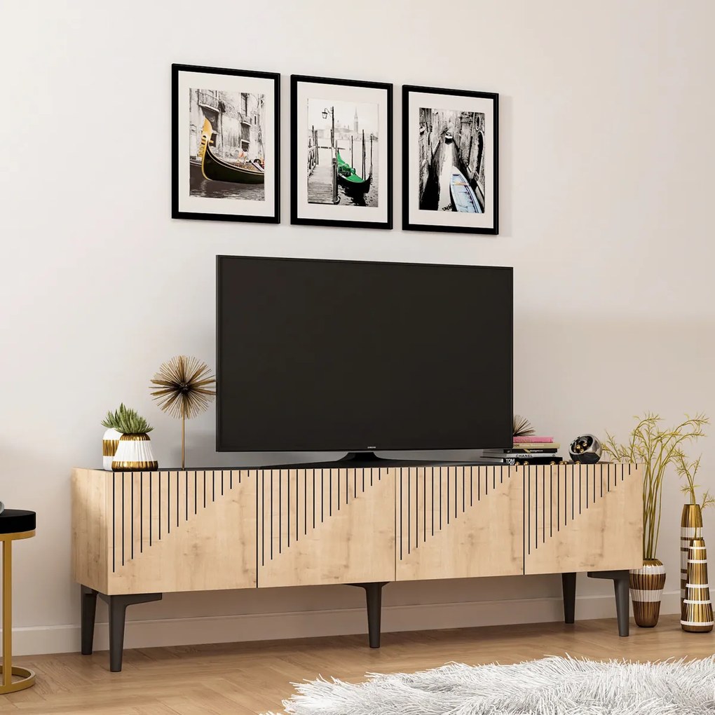 Stolik TV Draw Sapphire Oak